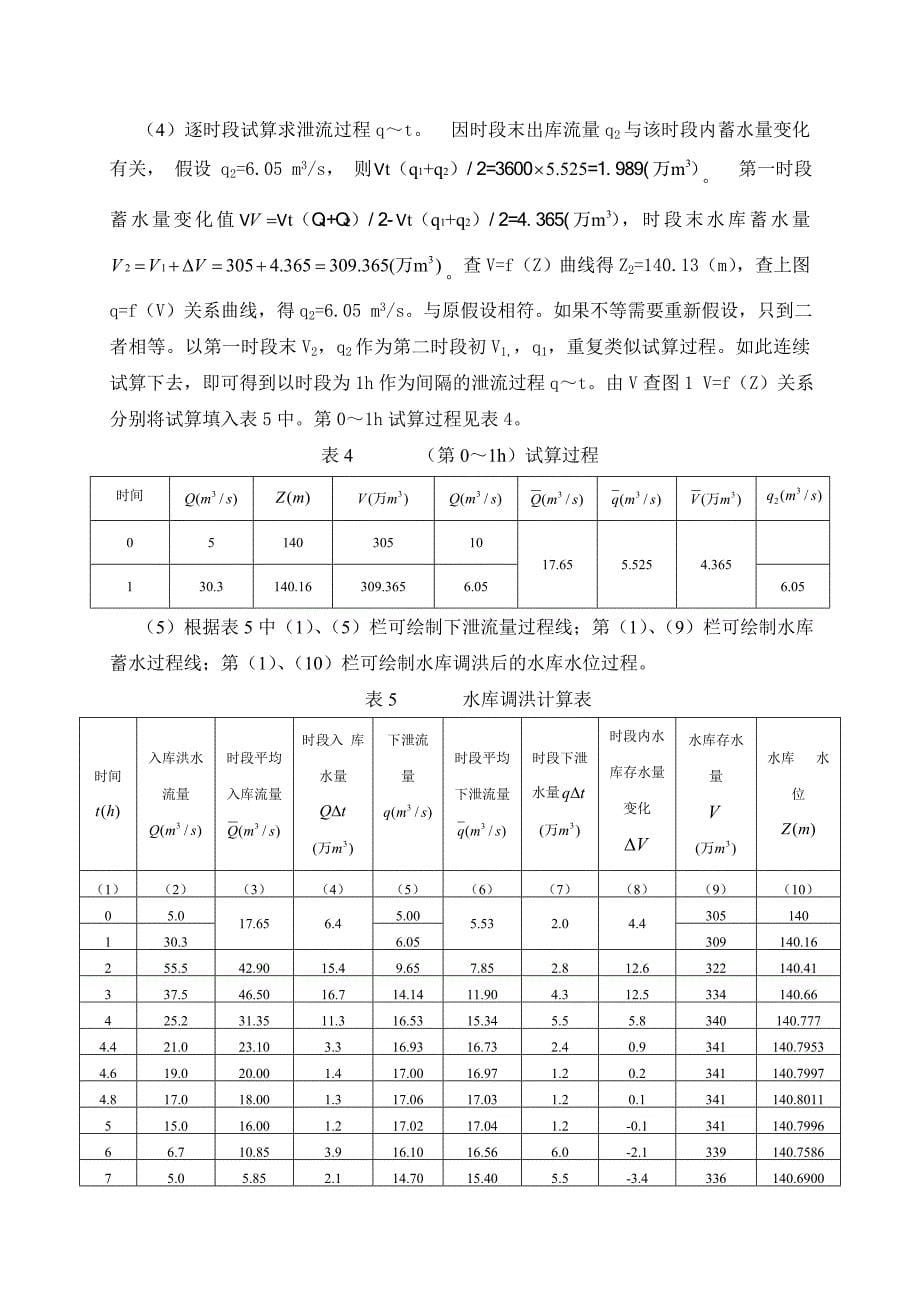 水利计算案例分析_第5页