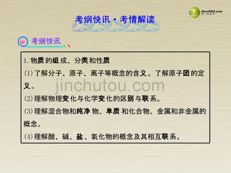 （考前100天）高考化学二轮复习 专题二 物质的组成、分类和性质考点清单课件 _第2页