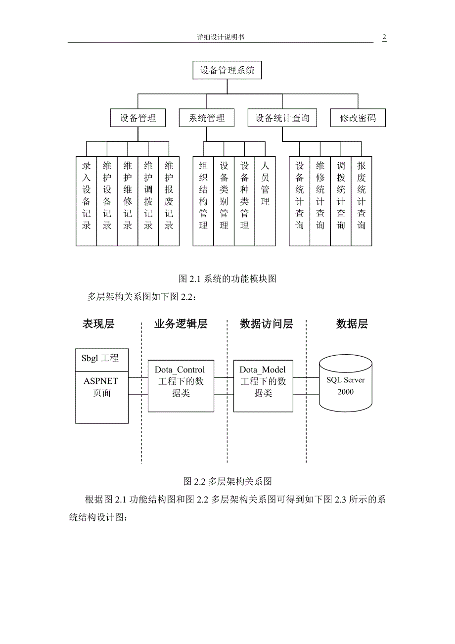 企业设备管理系统_详细设计说明书_第3页