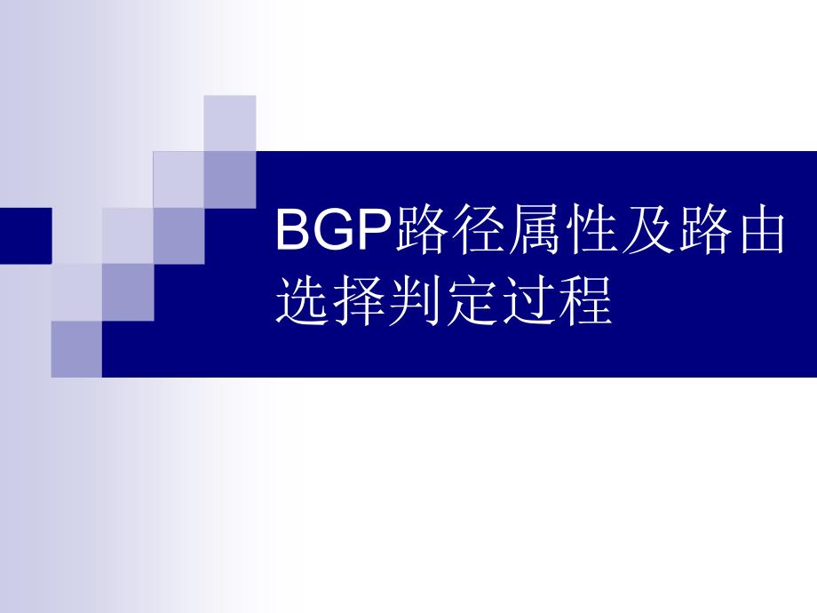 bgp路由属性和路由选择进程_第1页