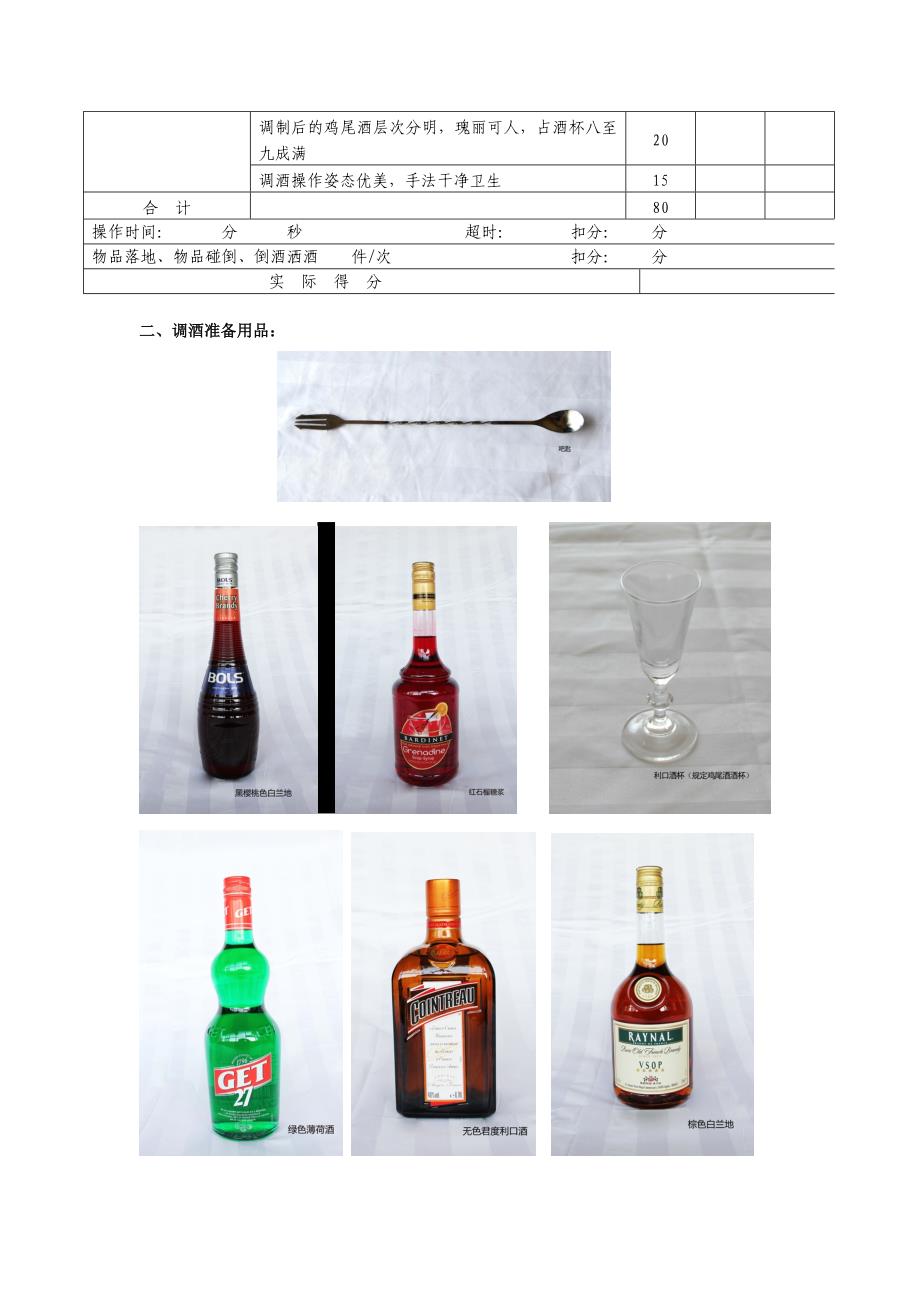 全国旅游院校技能大赛(调酒部分)指导_第2页