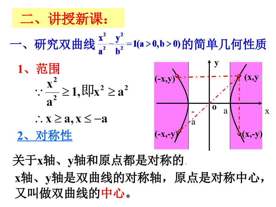 河北高二数学双曲线的简单几何性质_第4页