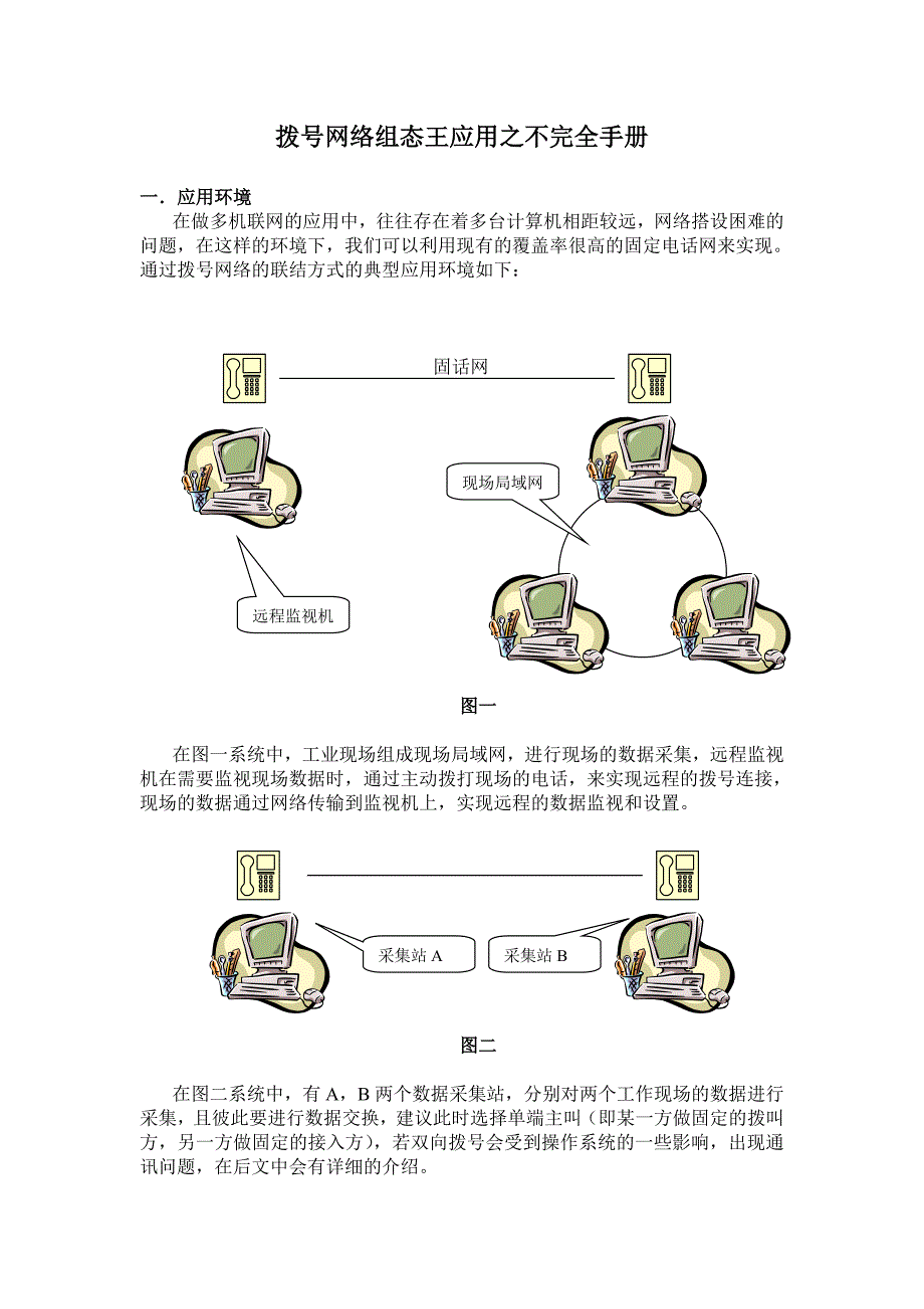 拨号网络之组态王不完全手册_第1页