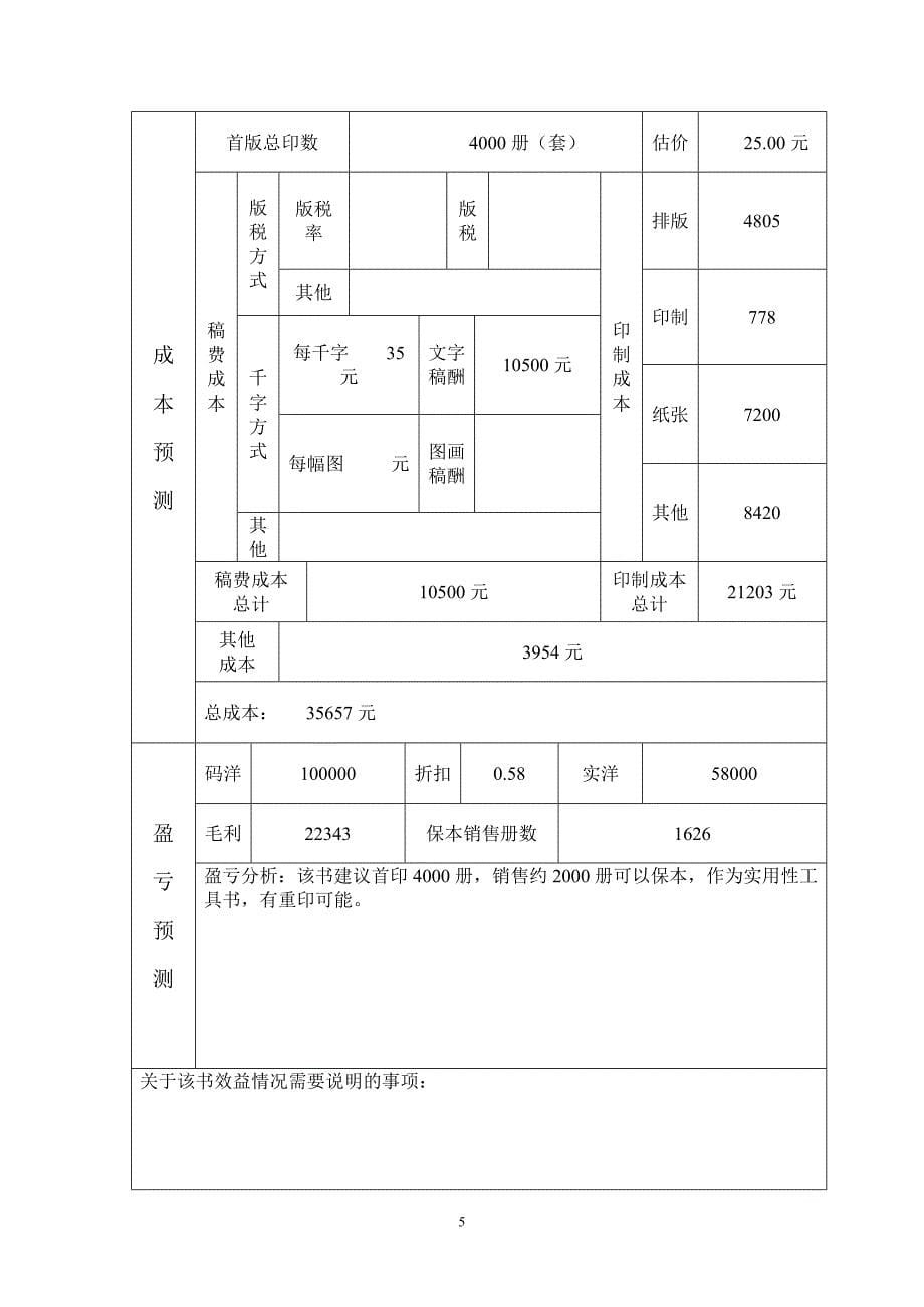 实用口腔内科医师手册市场分析及成本预测_第5页