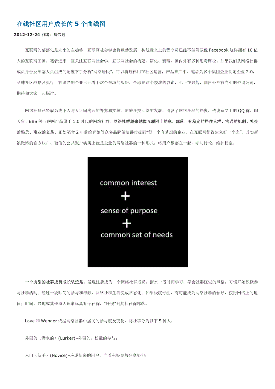 在线社区用户成长的5个曲线图_第1页