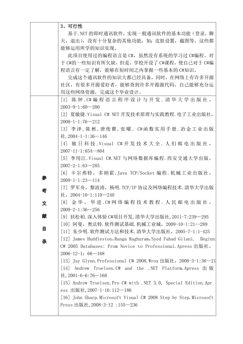 即时通讯系统开题报告_第4页