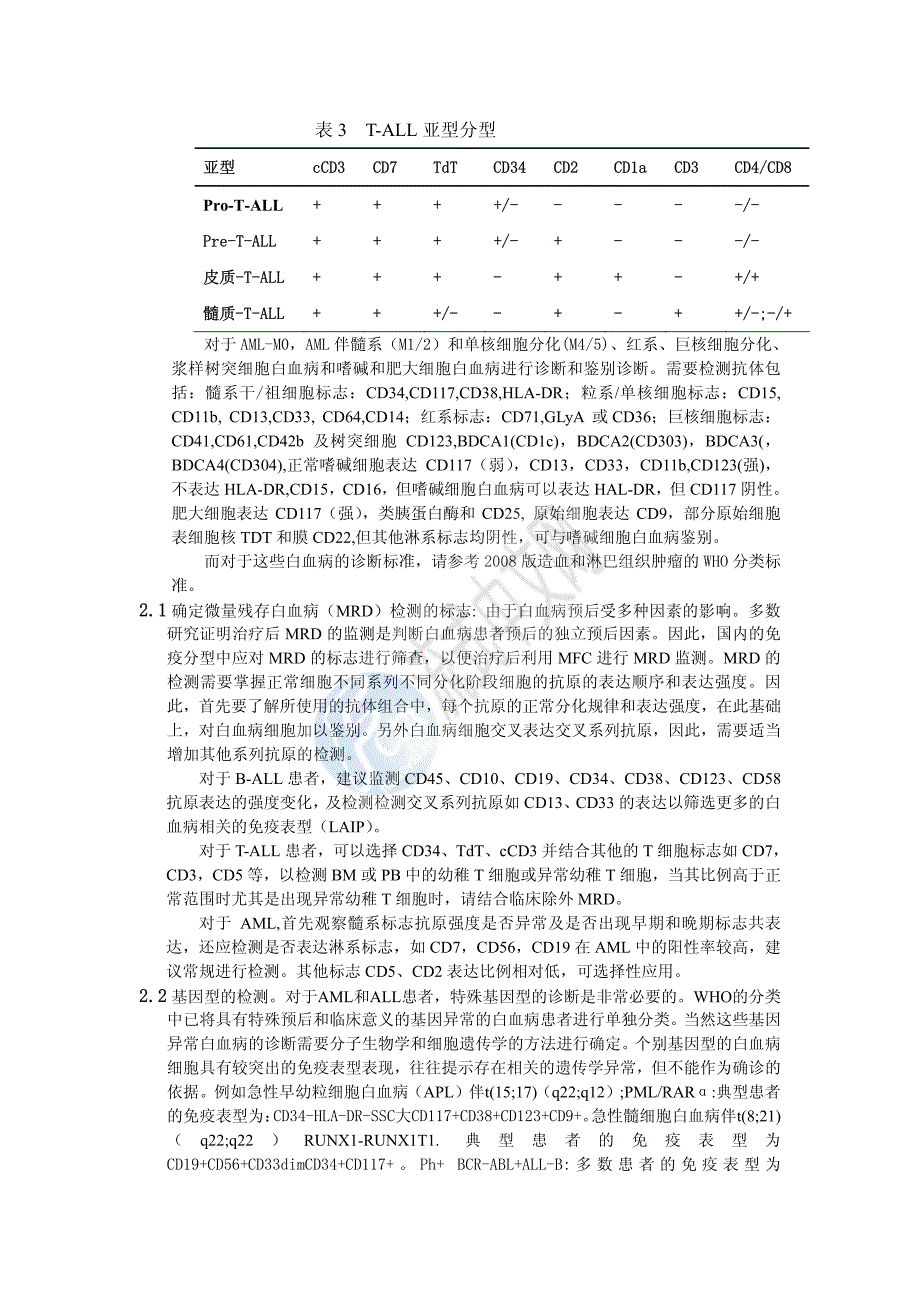 我国急性白血病免疫分型的四色方案_第3页