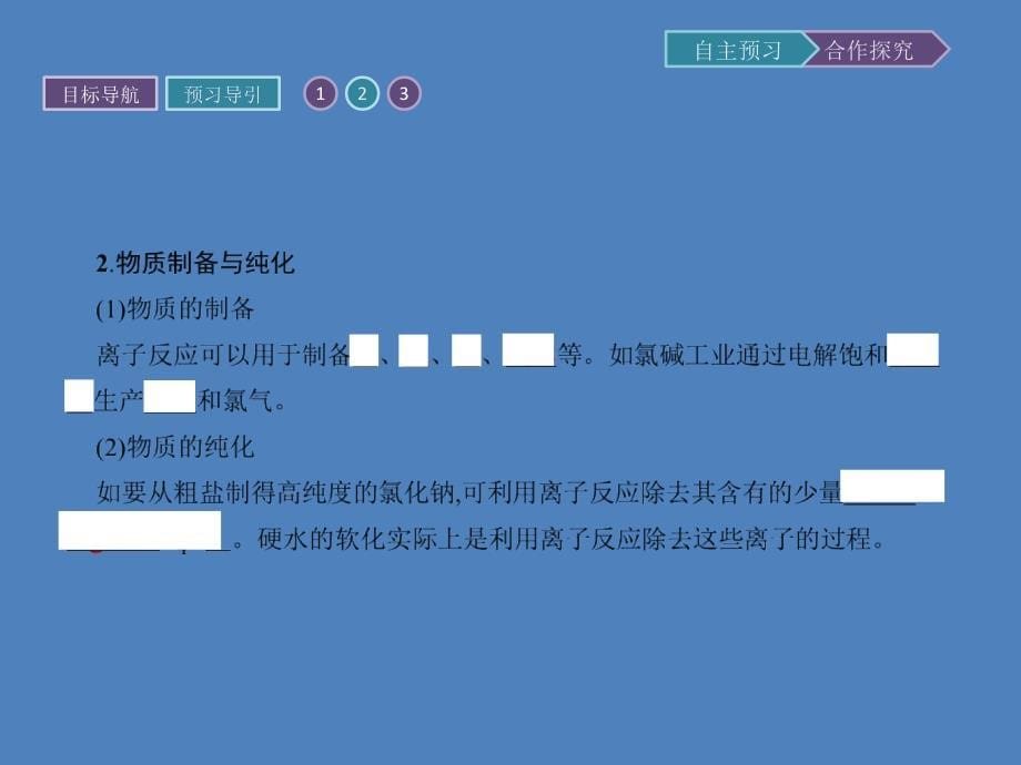 高二年级化学教学课件3.4.2离子反应的应用_第5页