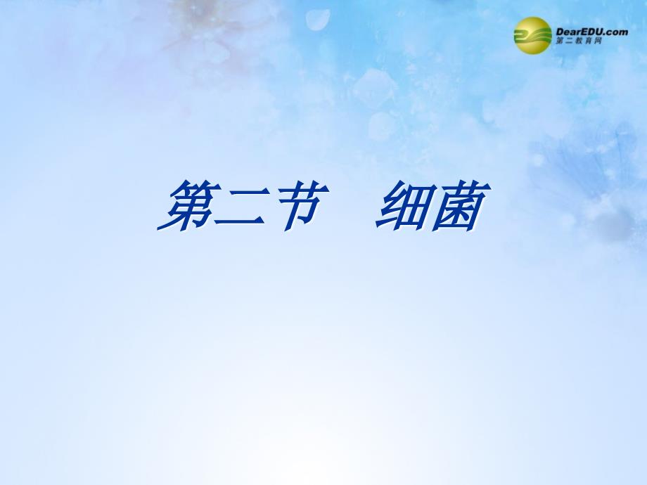 黑龙江省哈尔滨市第四十一中学八年级生物上册 第五单元 4.2 细菌课件 新人教版_第1页