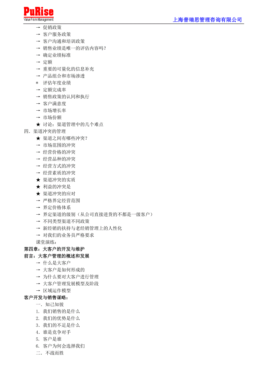 市场销售经理岗位工作手册_第4页