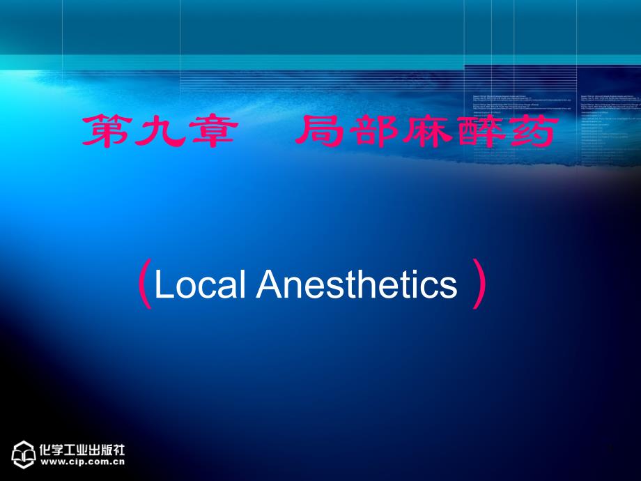 中国药科大学 药物化学课件尤启东版本 9_第1页