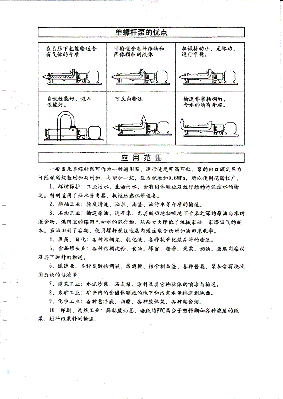 单螺杆泵(使用说明书)_第4页