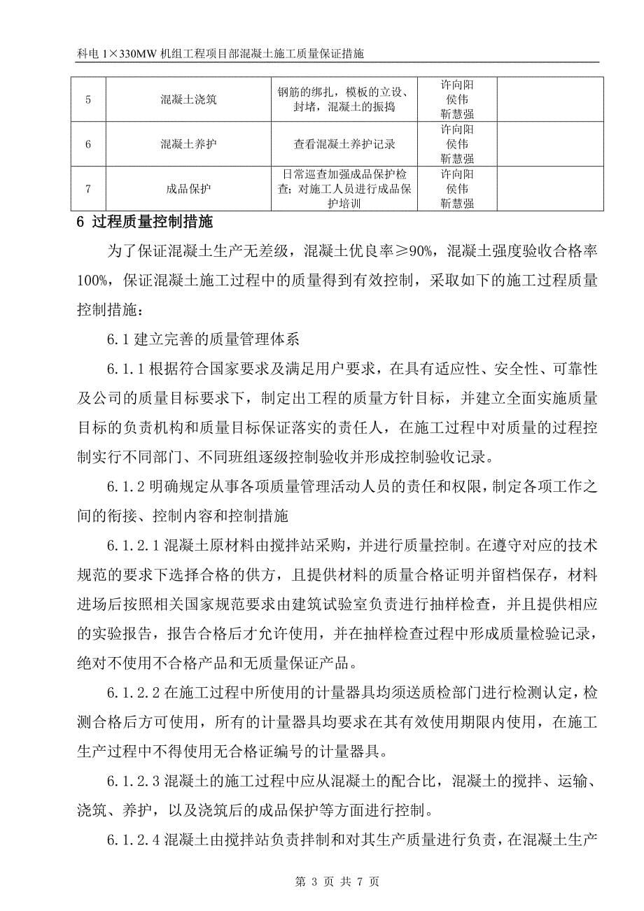 内蒙古某发电厂1330mw空冷供热机组混凝土施工质量保证措施_第5页