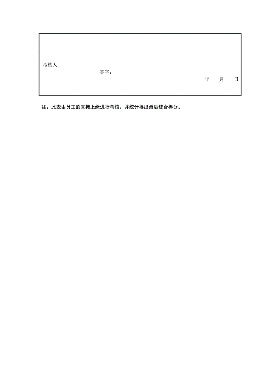 电工绩效考核表_第2页