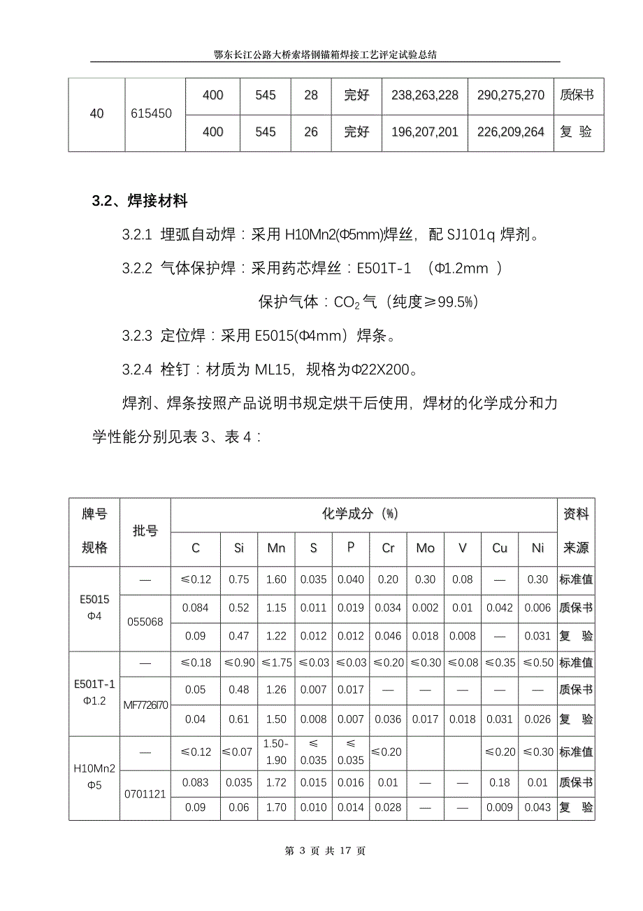 鄂东桥钢锚箱焊接工艺评定总结(正式)_第3页