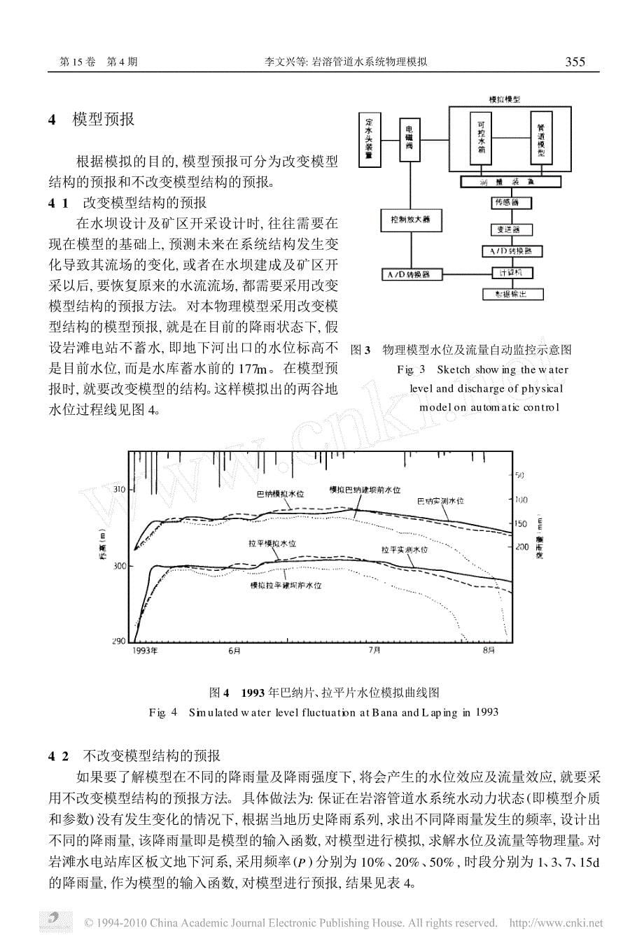 岩溶管道水系统物理模拟_以岩滩水电站板文地下河系为例_第5页