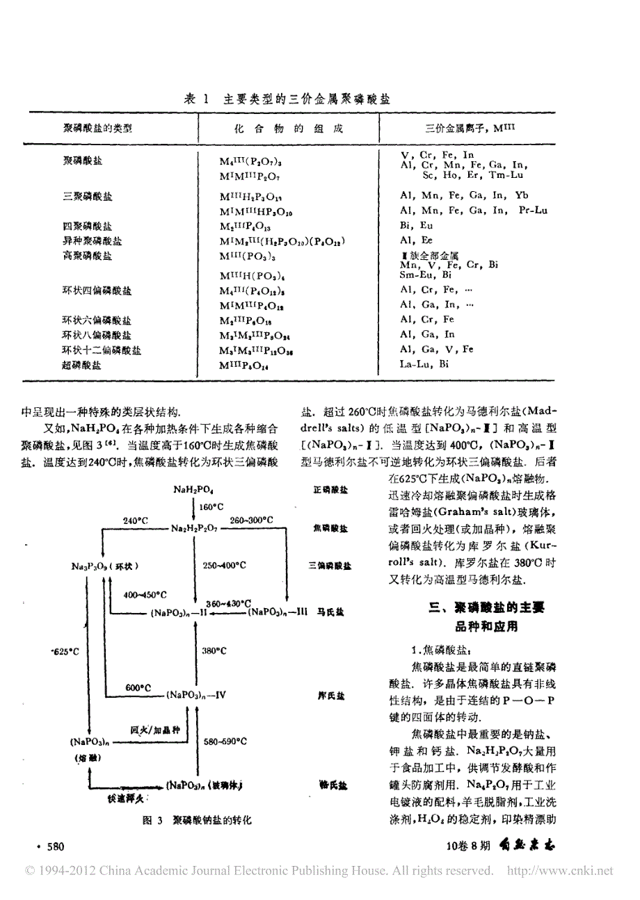 聚磷酸盐的化学及其应用_第3页