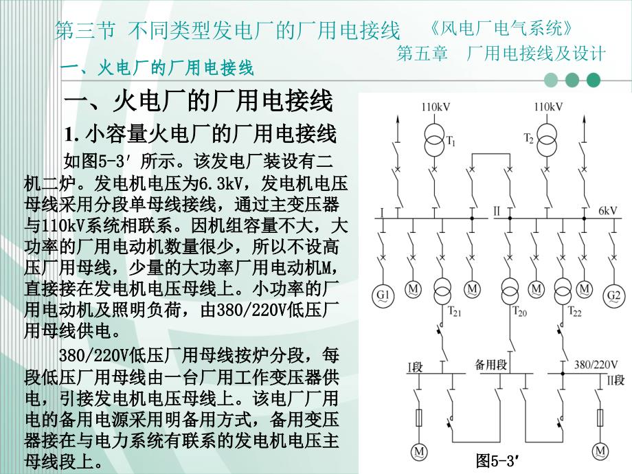 不同类型发电厂的厂用电接线_第3页