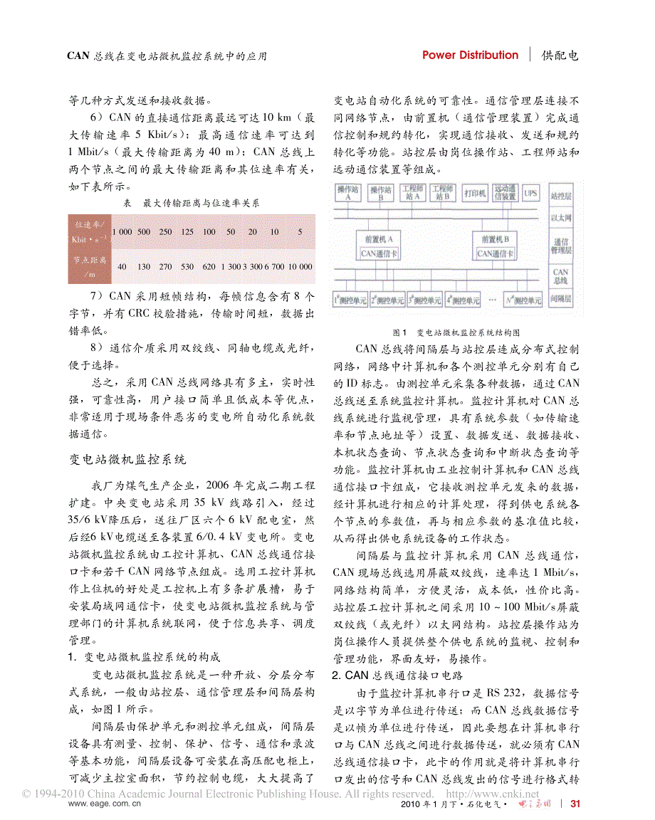 can总线在变电站微机监控系统中的应用_第2页