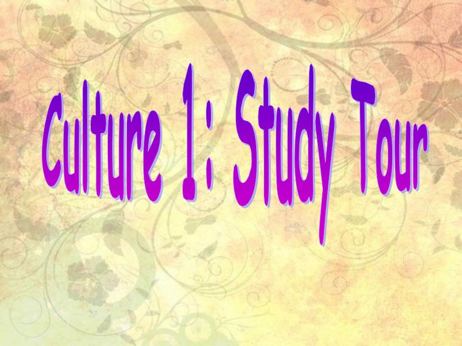 2016春五年级英语下册 culture 1《study tour》课件3 广东版开心_第4页