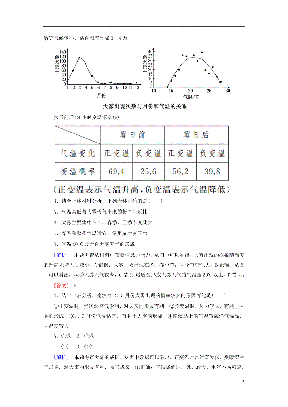 云南孰山彝族自治县2018版高考地理二轮专题复习跟踪强化训练620180103393_第2页