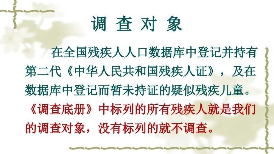 全国残疾人基本服务状况和需求专项调查登记、复查工作细则_第5页