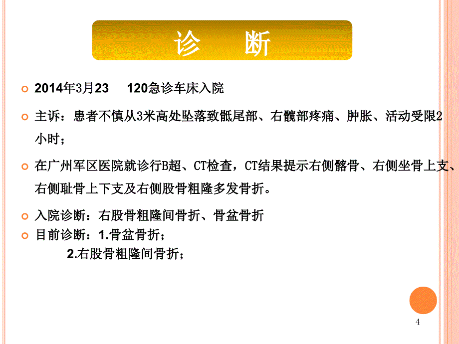 骨盆骨折与粗隆间骨折护理查房_第4页