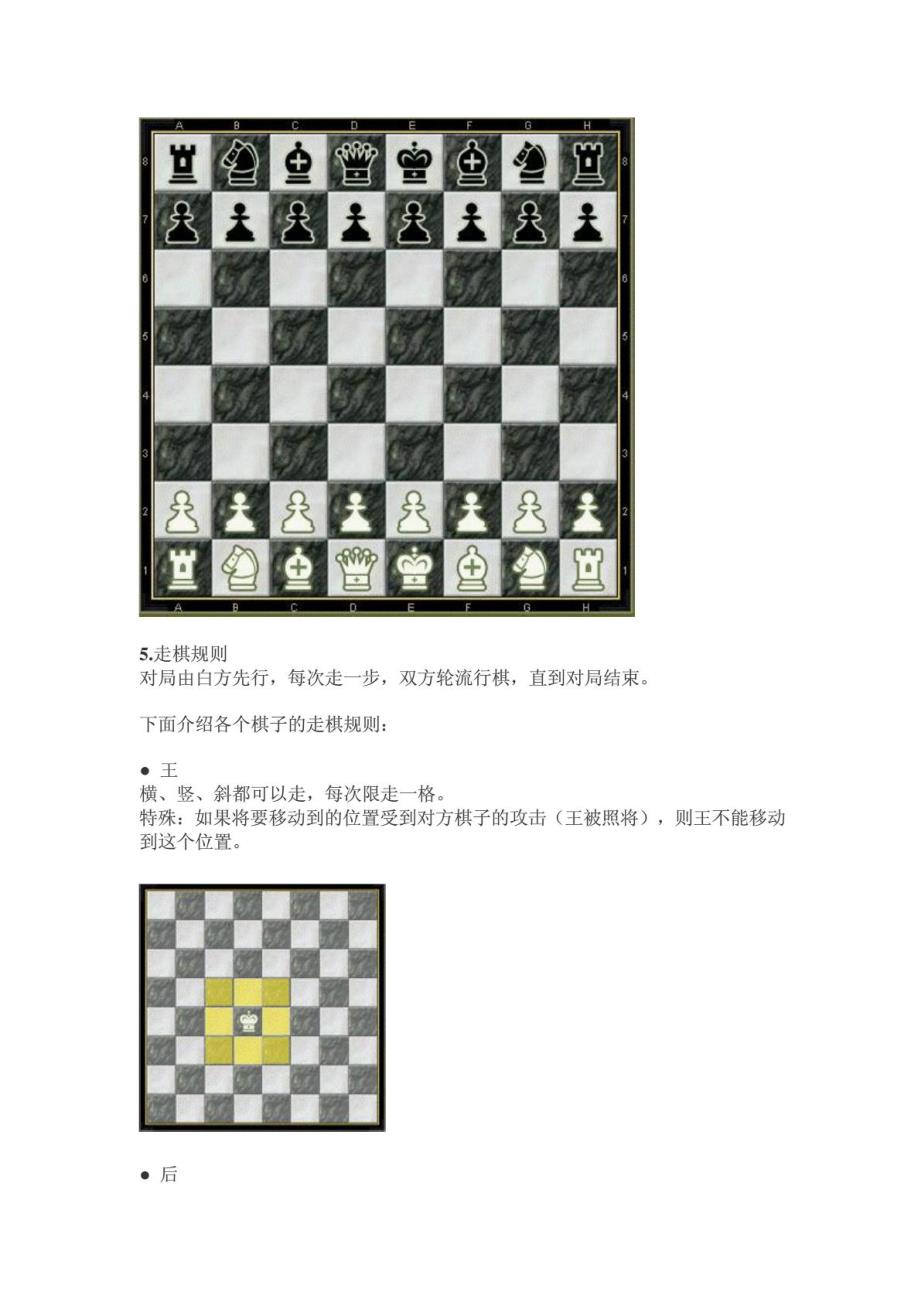 国际象棋规则(图解)_第2页