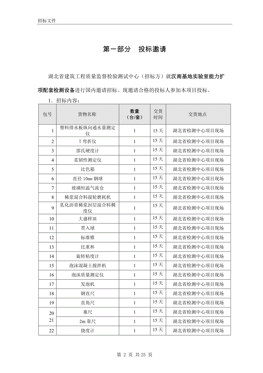 汉南基地实验室能力扩项配套检测设备_第3页