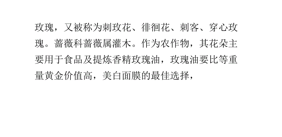 美白面膜最佳选择——白玫瑰面膜_第1页