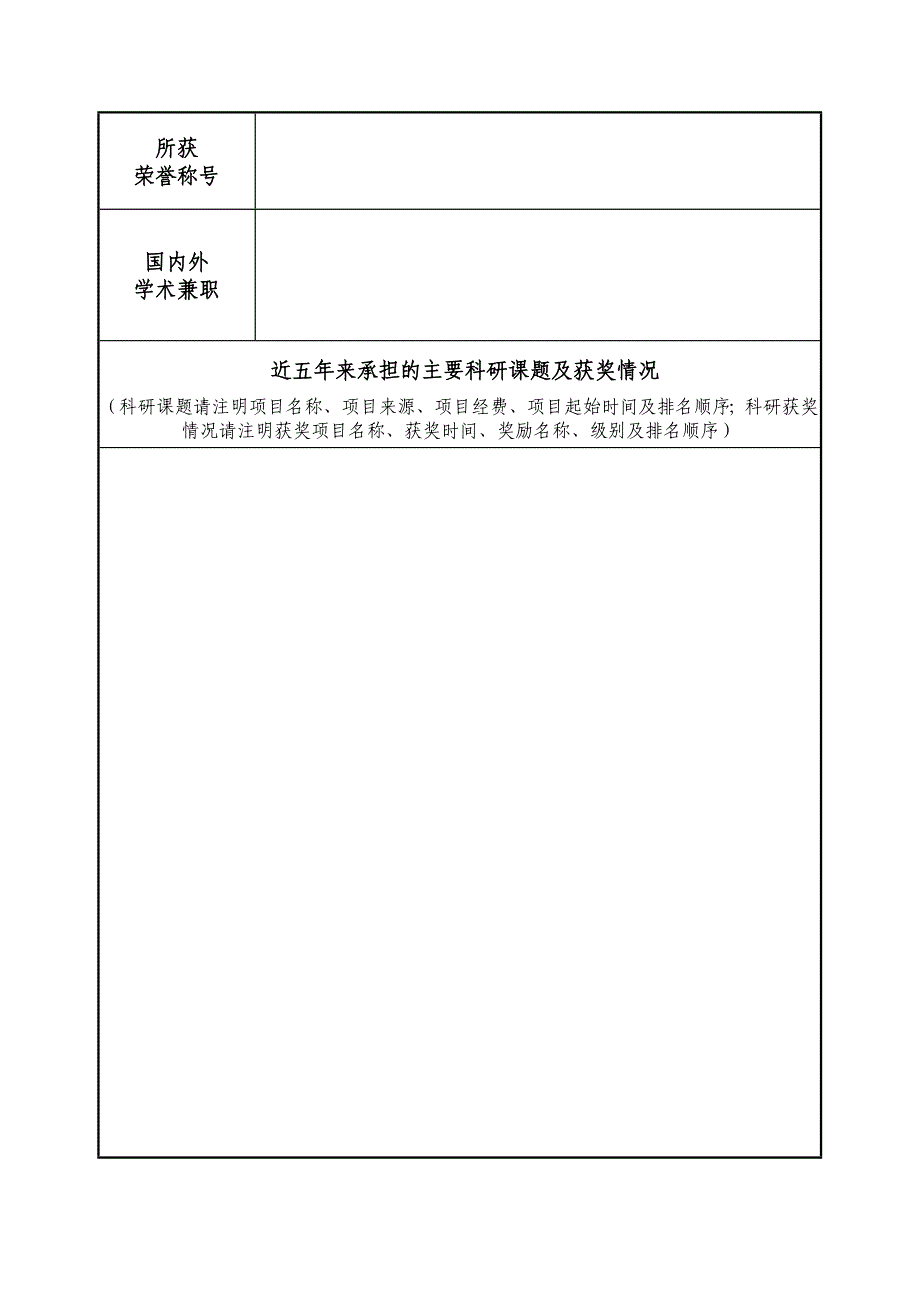 桂林医学院公开选拔部分二级学院领导干部报名表_第2页