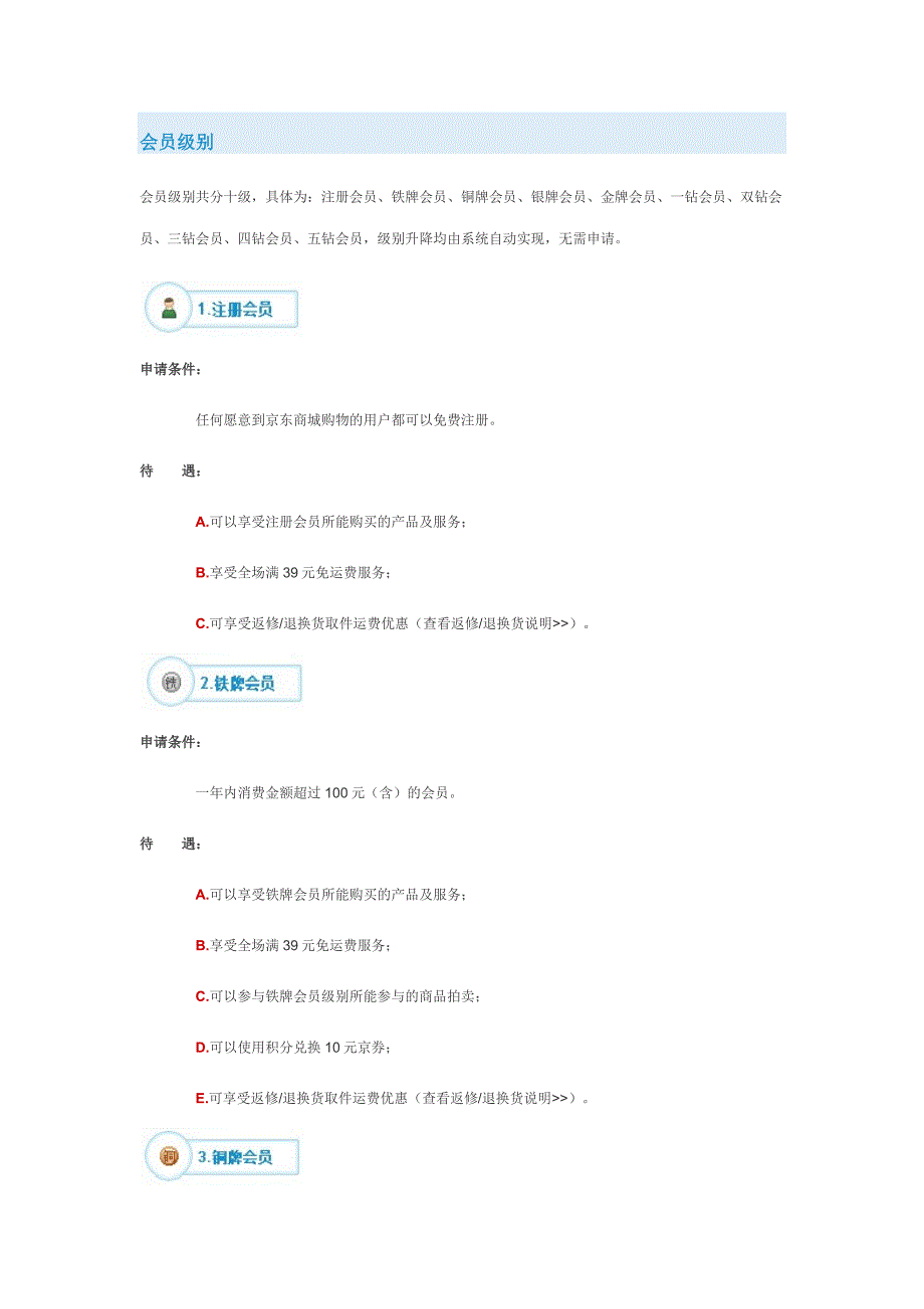 京东会员和积分制度_第1页