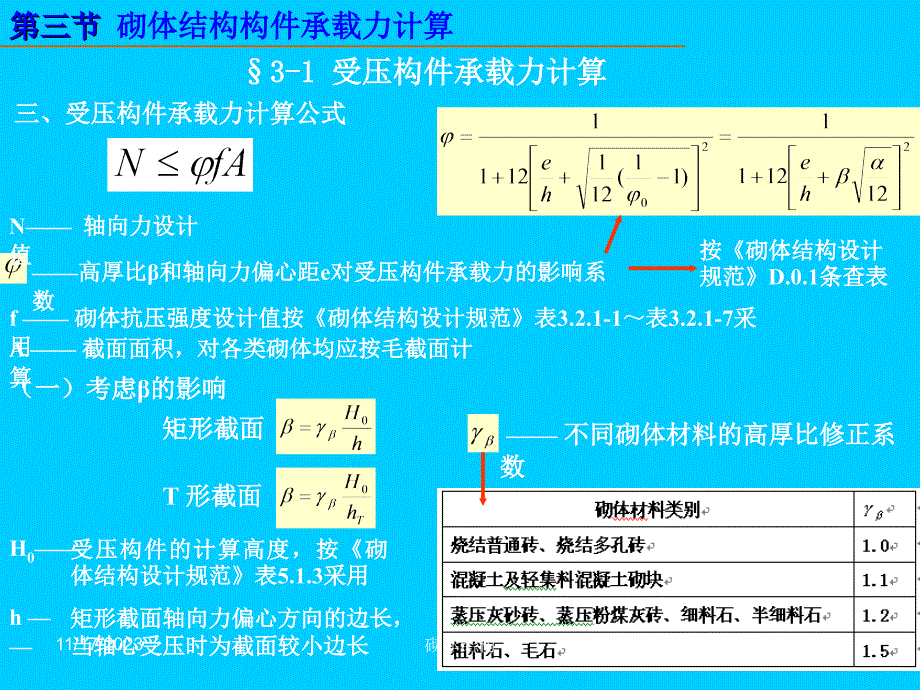 砌体结构承载力计算_第4页