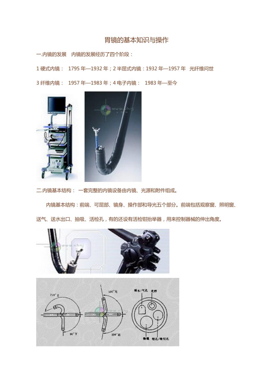 胃镜的基本知识与操作_第1页