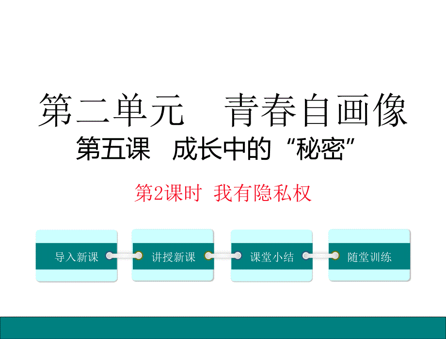 人民版《道德与法治》八年级上册5.2我有隐私权(共29张)_第1页