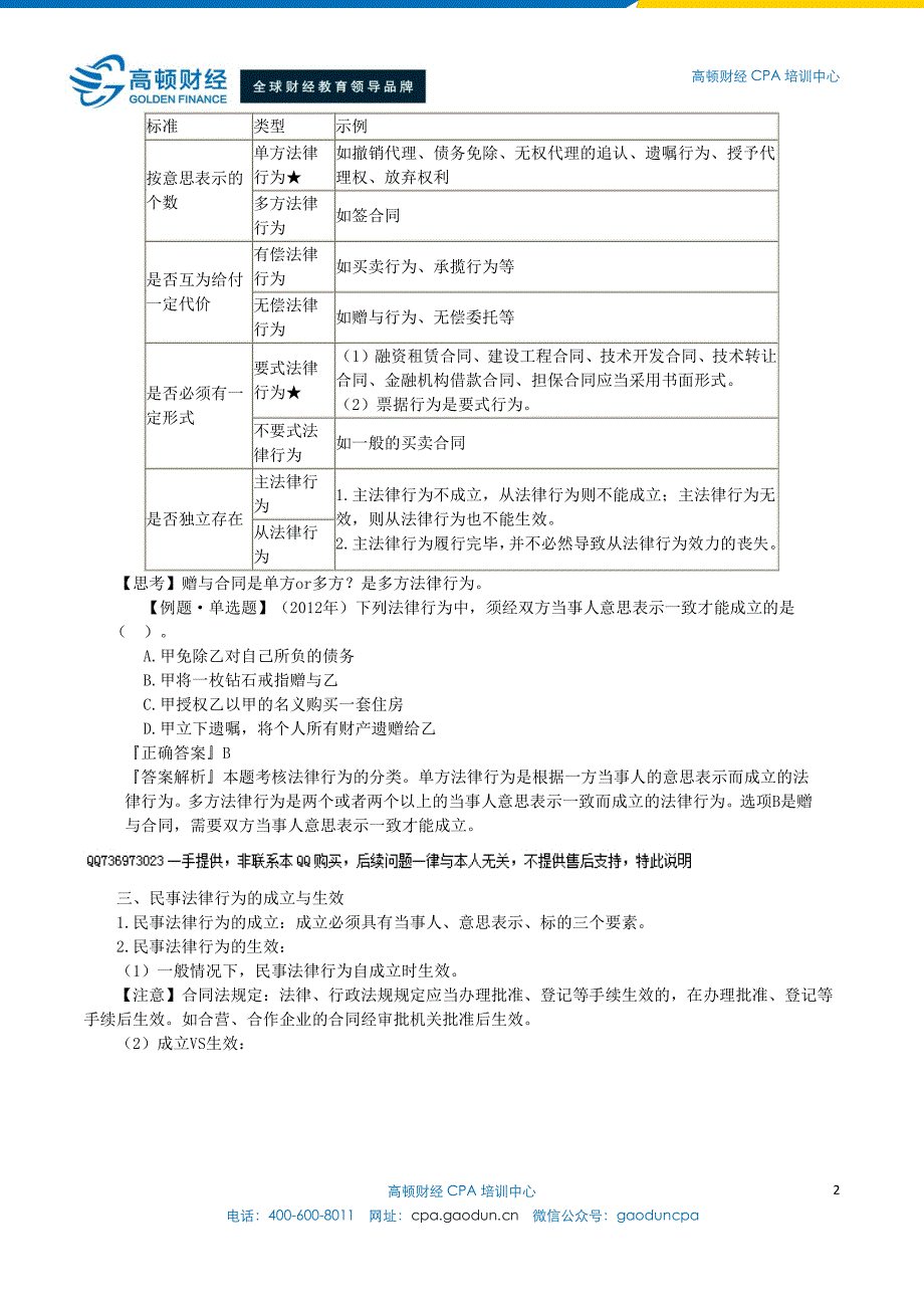 2015年cpa考试《经济法》讲义第2章_第2页