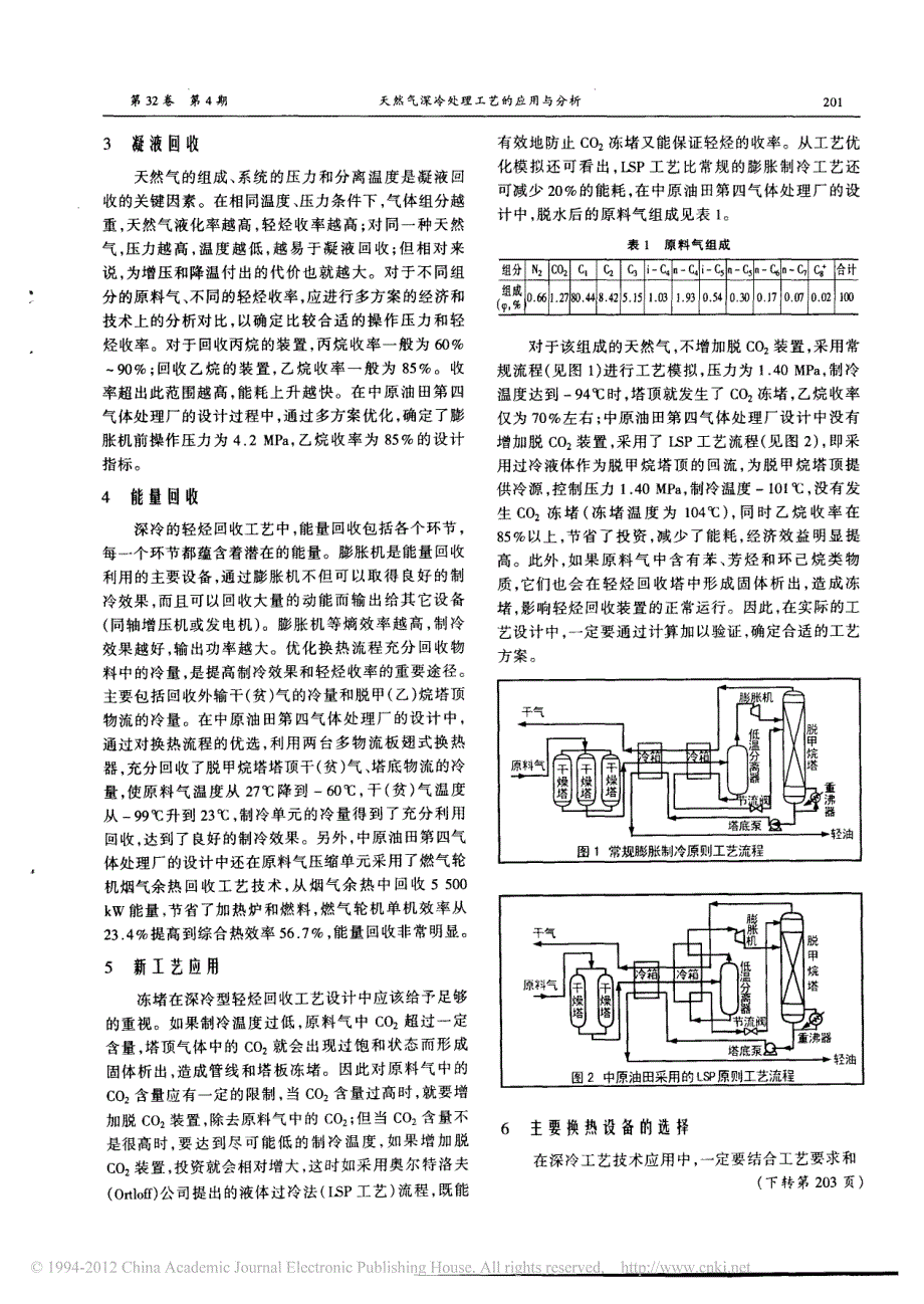 天然气深冷处理工艺的应用与分析_第2页