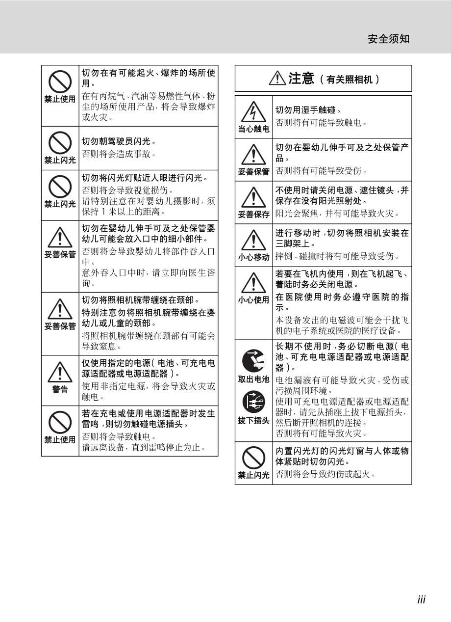 尼康nikon coolpix s3100数码相机(中文)说明书_第5页