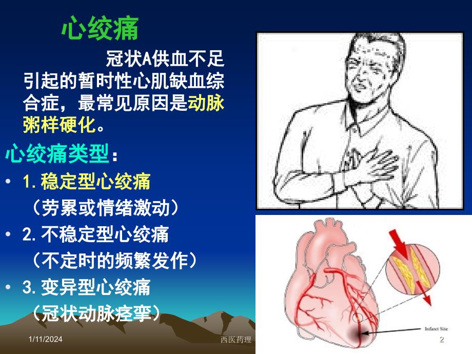 西医药理学第十六章  抗心绞痛药_第2页