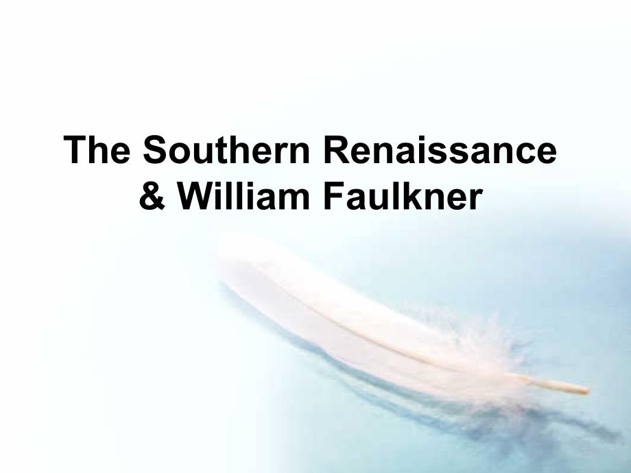 美国文学简史william-faulkner1_第1页