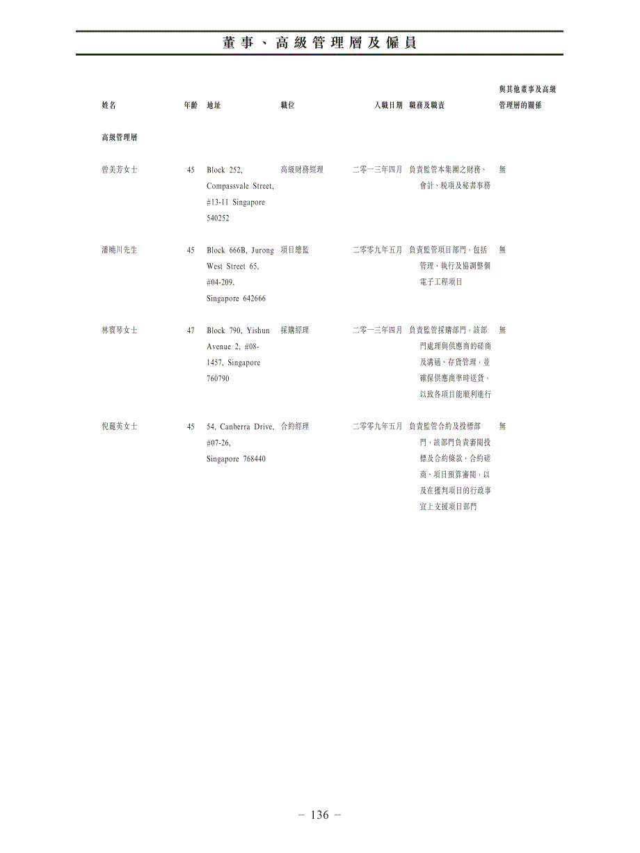 董事、高级管理层及雇员_第3页