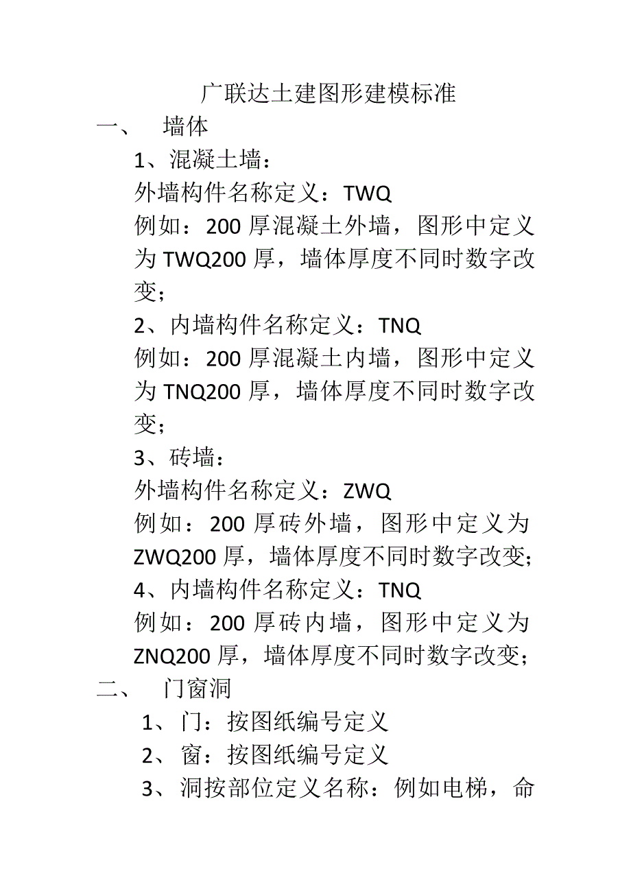 广联达土建图形建模标准_第1页