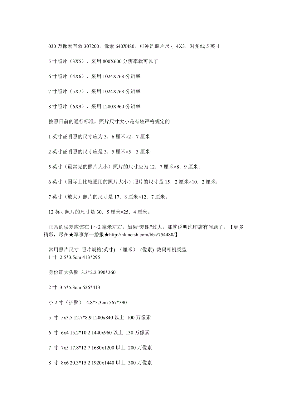 数码相机尺寸一览_第2页