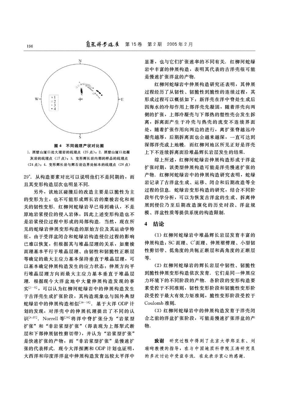 新甘交界红柳河蛇绿岩中伸展构造研究及其意义.pdf_第5页