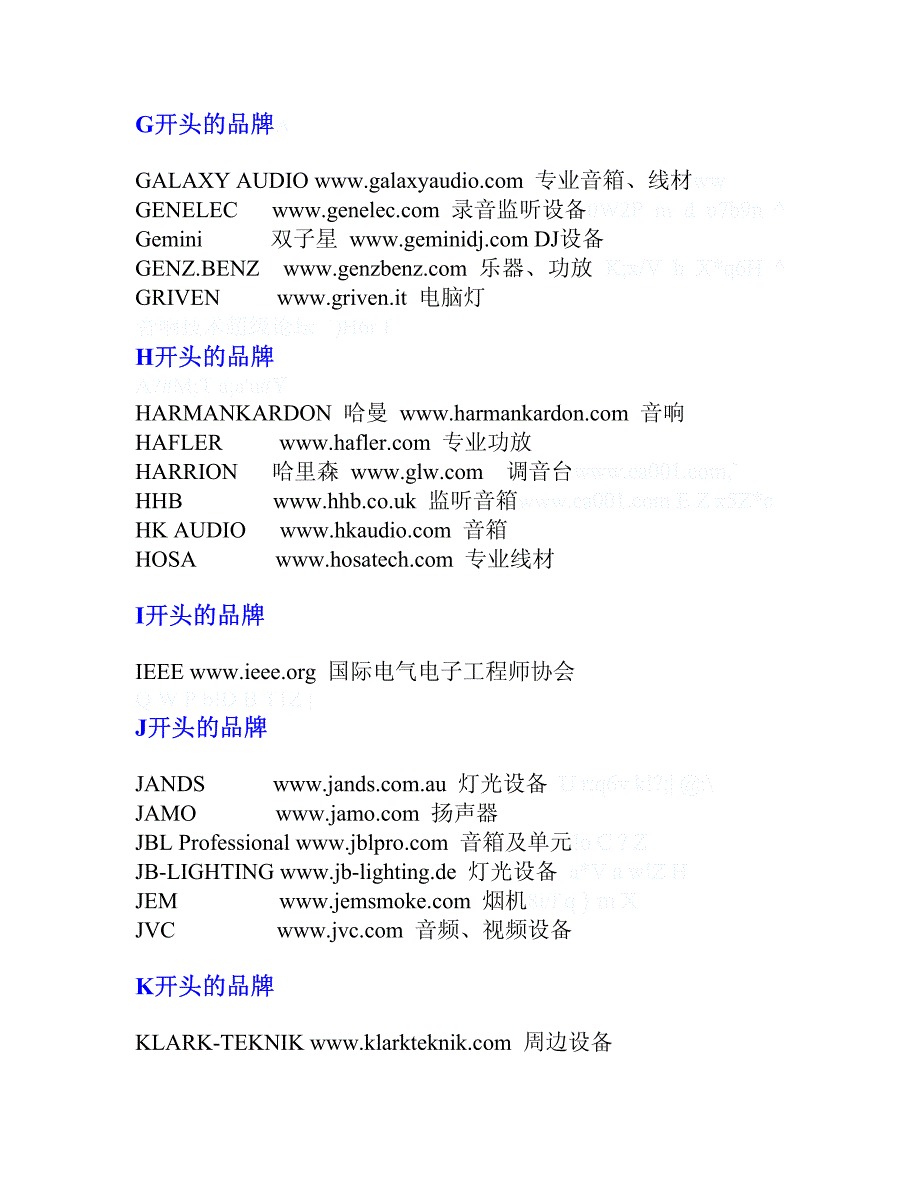 全球知名品牌及网址大全_第4页