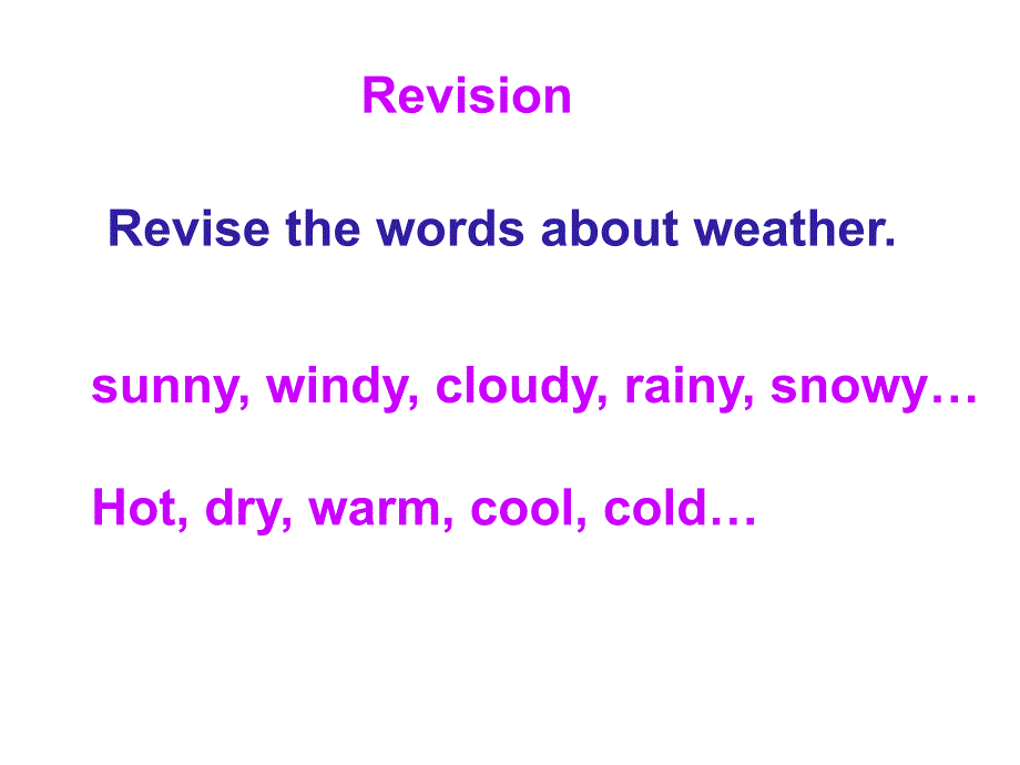 人教版七年级英语下册Unit 7 It's  raining Section B period 2 Section B （2a-2c ）_第2页