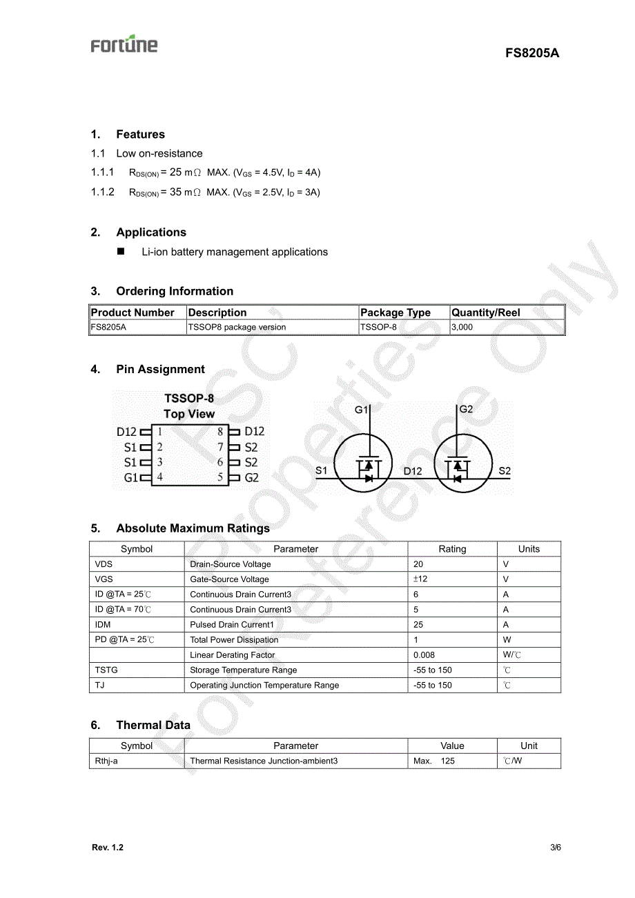 电池保护板ic-fs8205a规格书_第3页