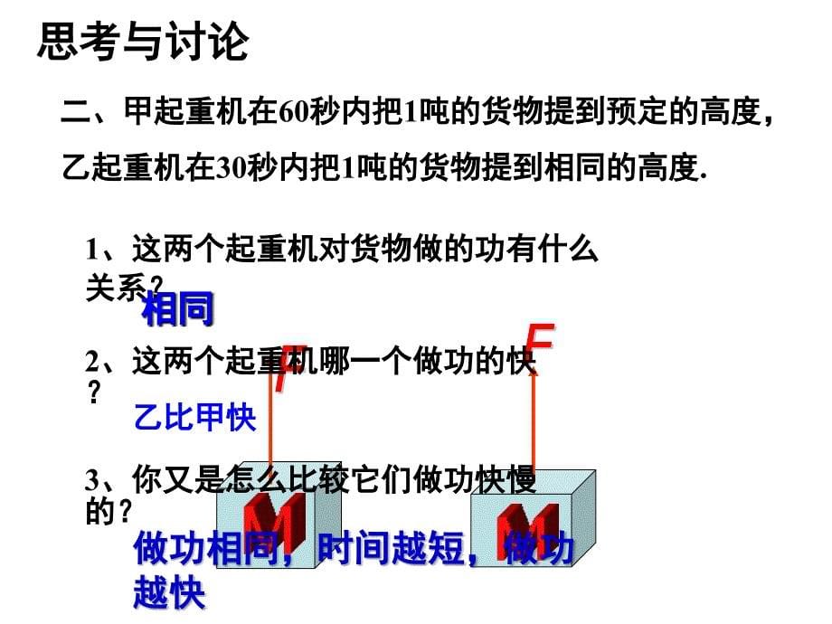 人教版高一物理必修二：7.3《功率》优质课件_第5页