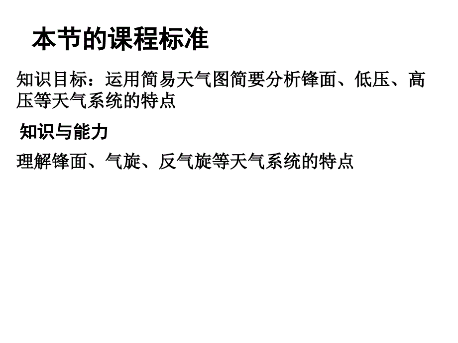 人教版高中地理必修一2.3《常见天气系统》课件（共31张）_第2页