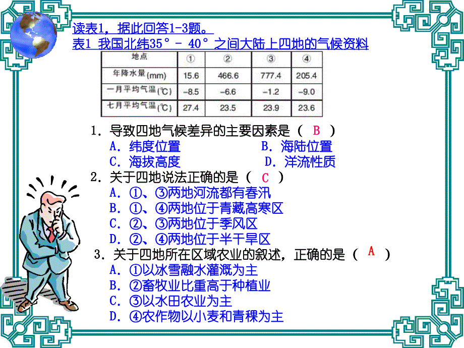 2006年四川高考文综试题(地理简析)_第2页